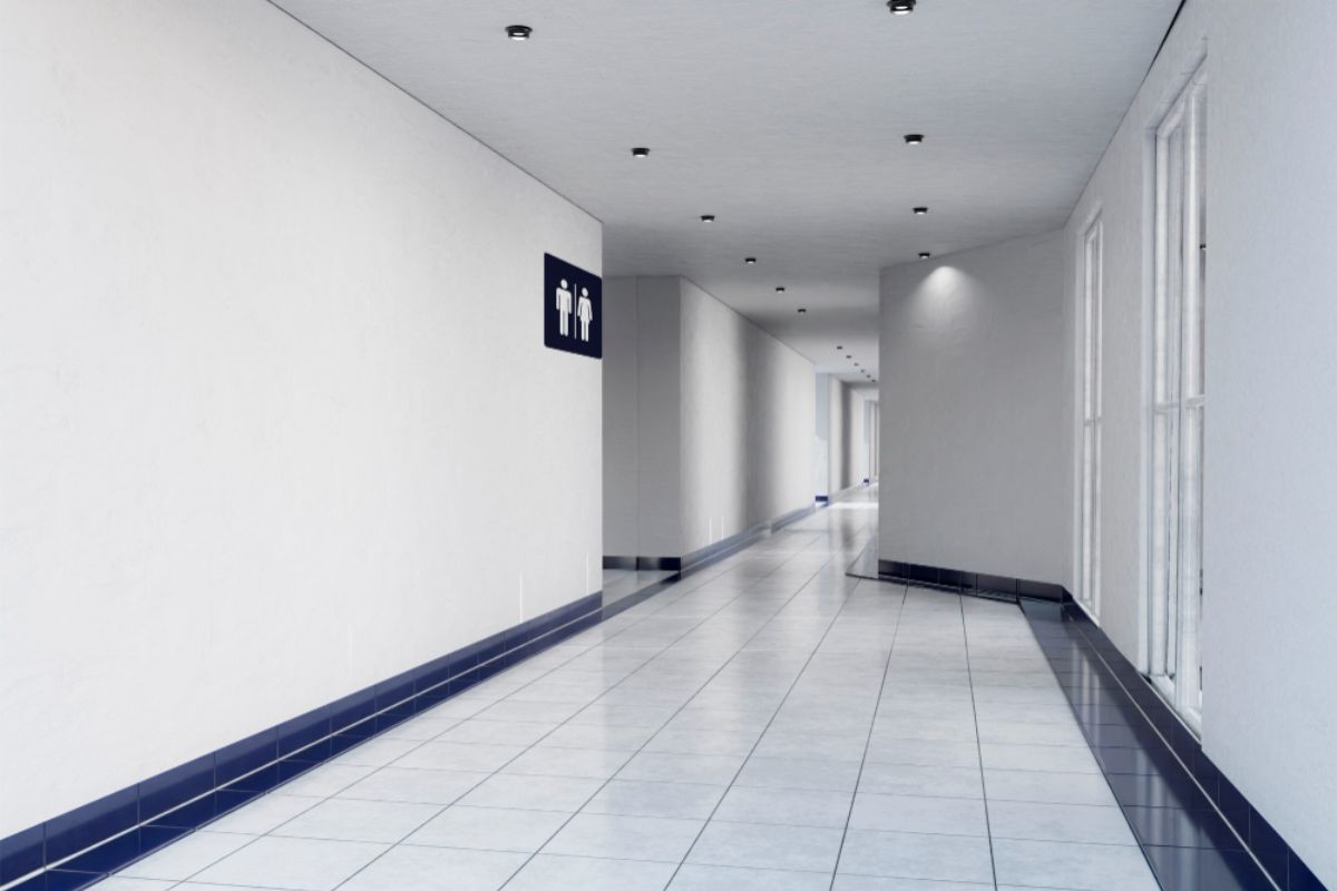 Applications of gypsum boards in a hospital 